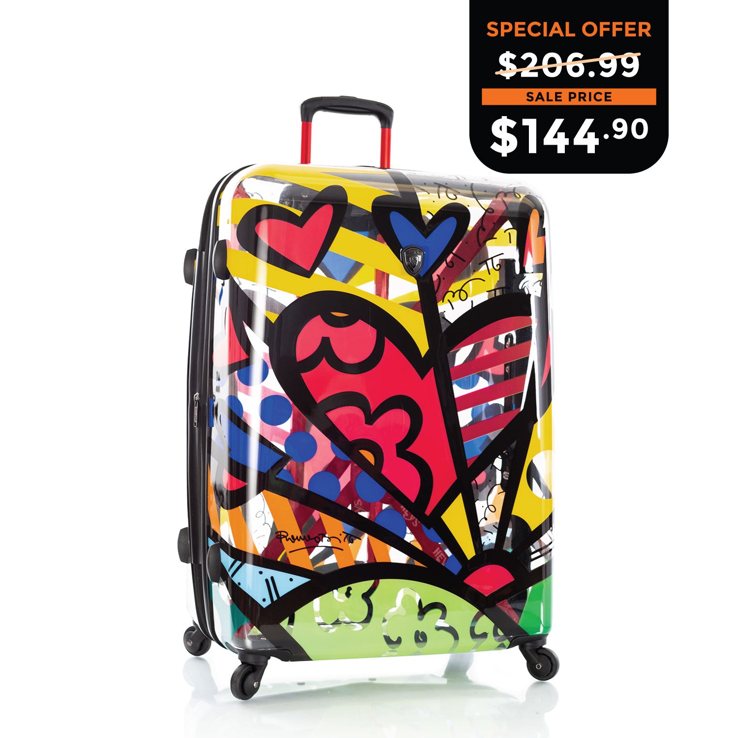Britto A New Day Transparent 30 Inch The Art of Modern Travel™