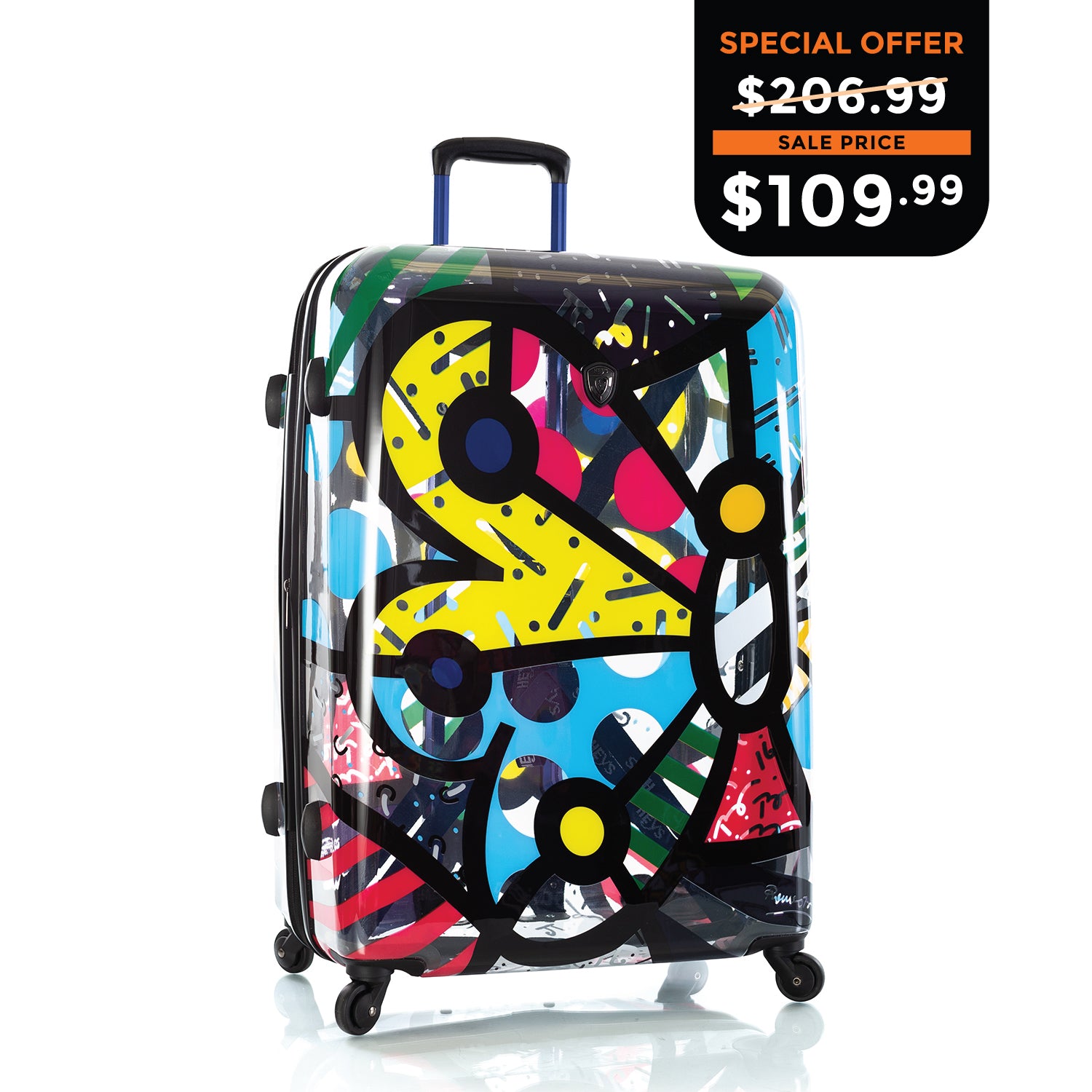 Britto - Butterfly Transparent 30 Inch - The Art of Modern Travel™