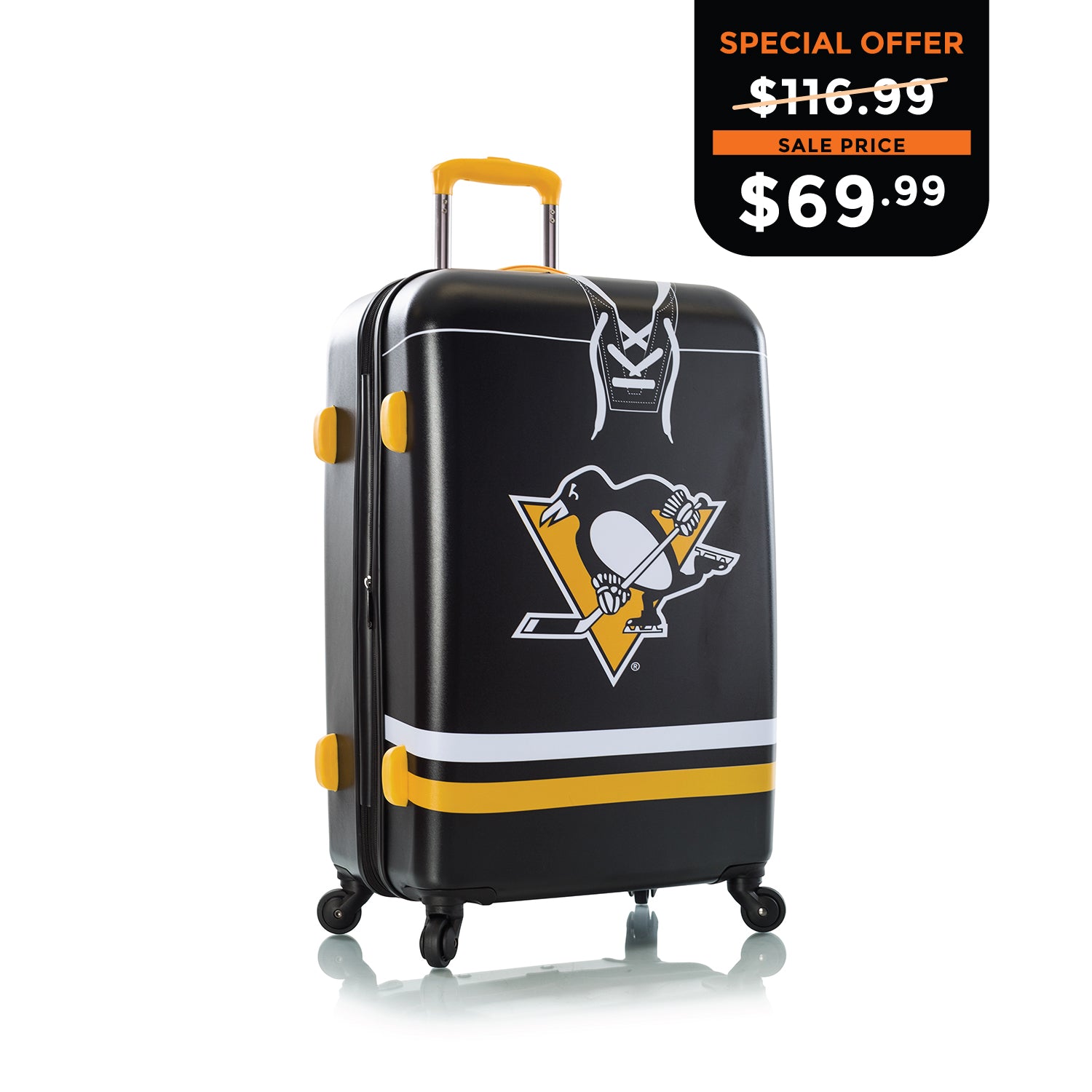 NHL 26 Inch Luggage - Pittsburgh Penguins