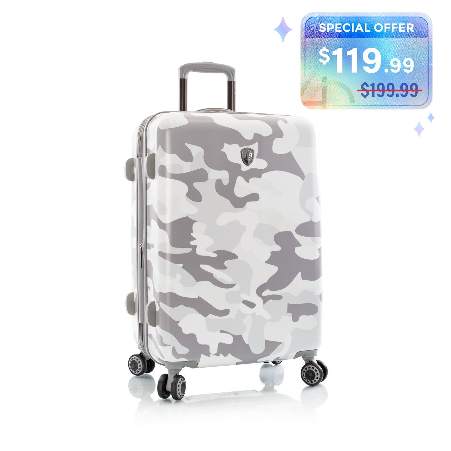 White Camo Fashion Spinner™ 26 Inch Luggage