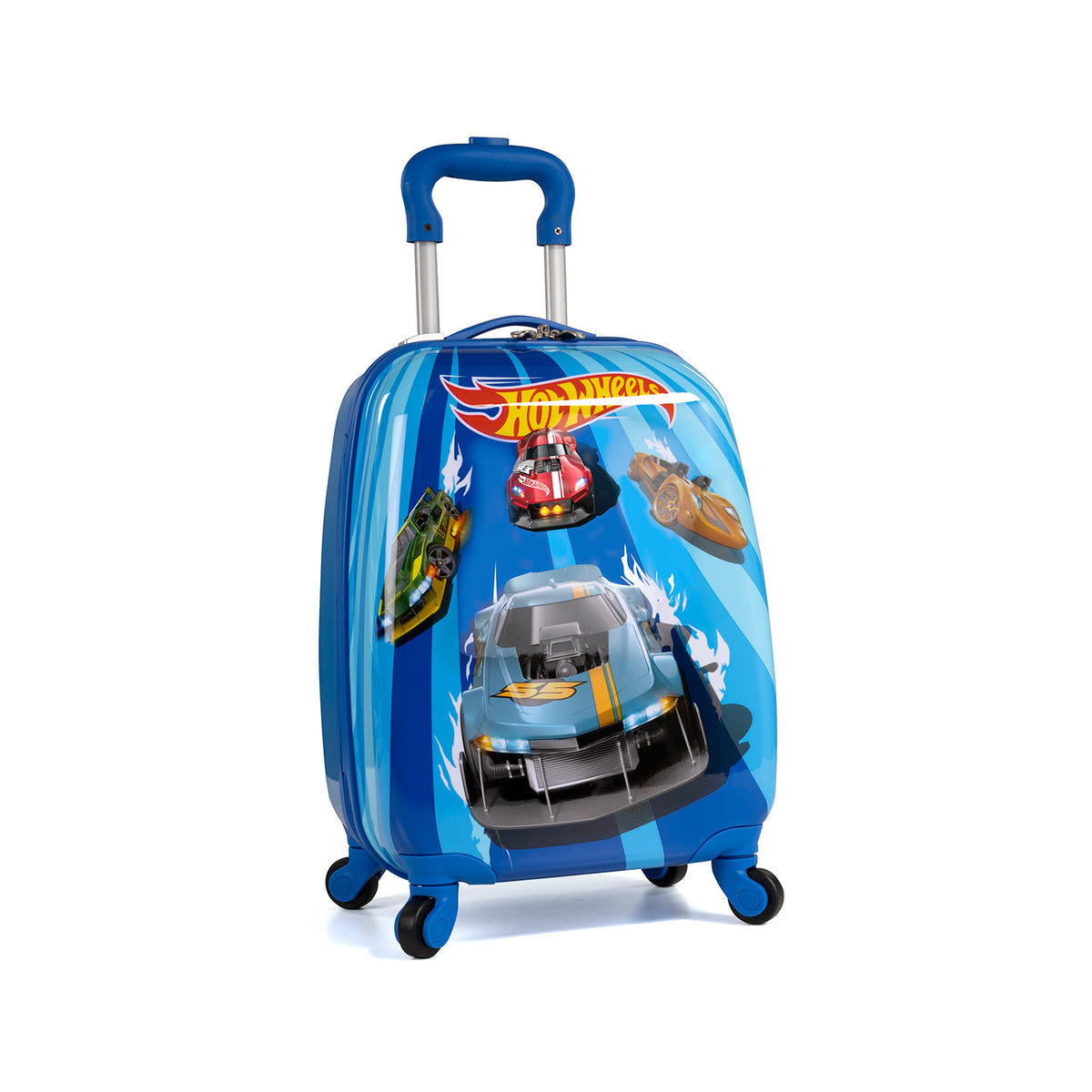 Hot Wheels Kids Spinner Luggage | Kids Luggage | Carry-on Luggage | Mattel Luggage