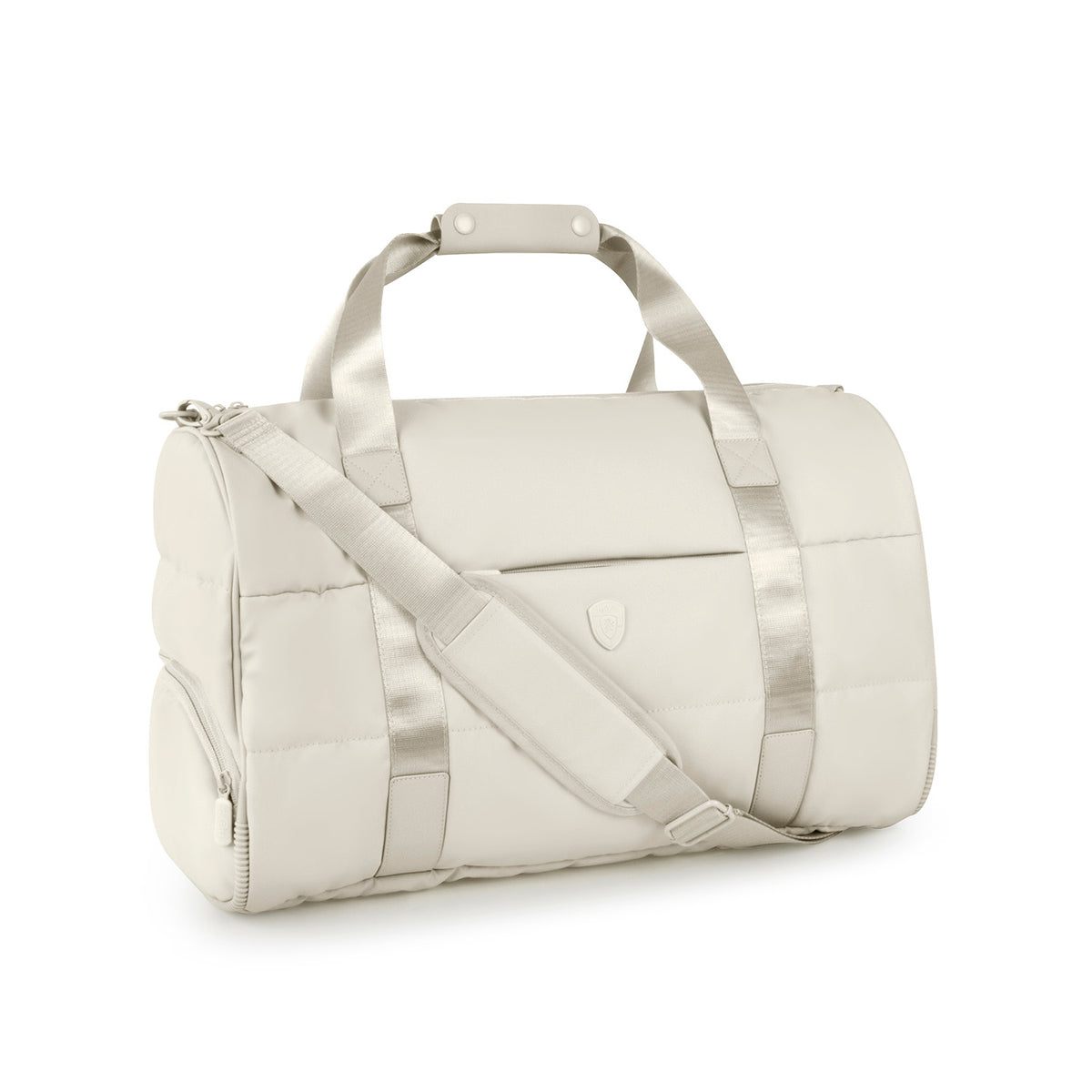 The Puffer Duffel Bag - Off White | Puffer Duffel | Fashion Duffel