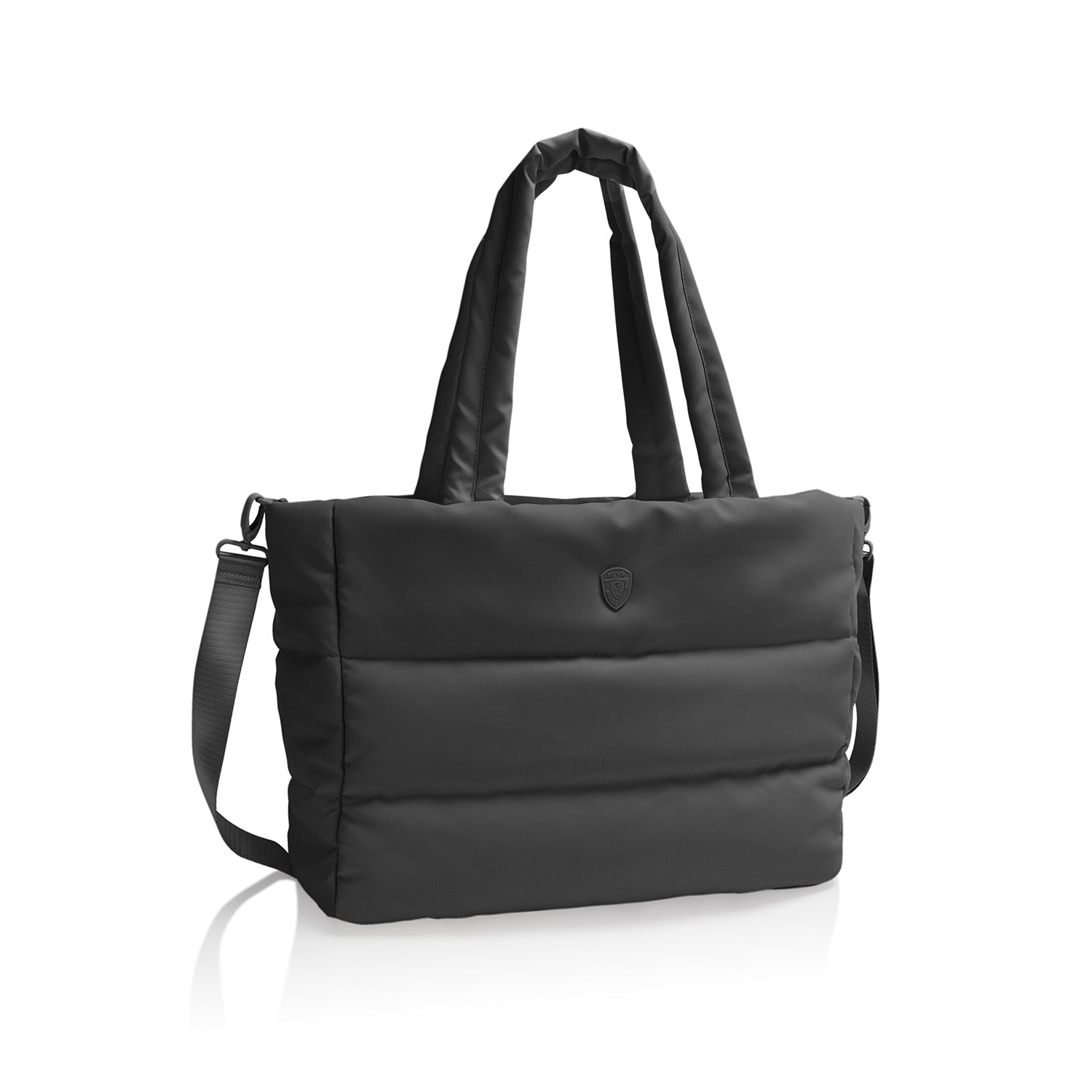 black travel tote bag Heys Puffer Travel Tote Bag, Black