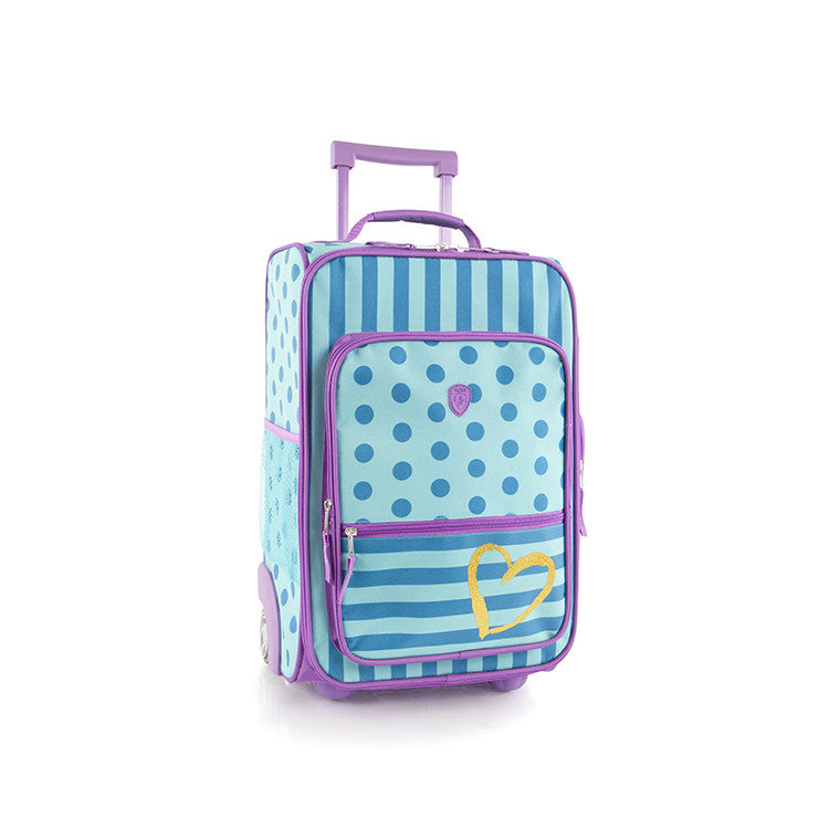 Kids Softside Luggage Dots/Stripes (HEYSUPRLDOT17) Heys America
