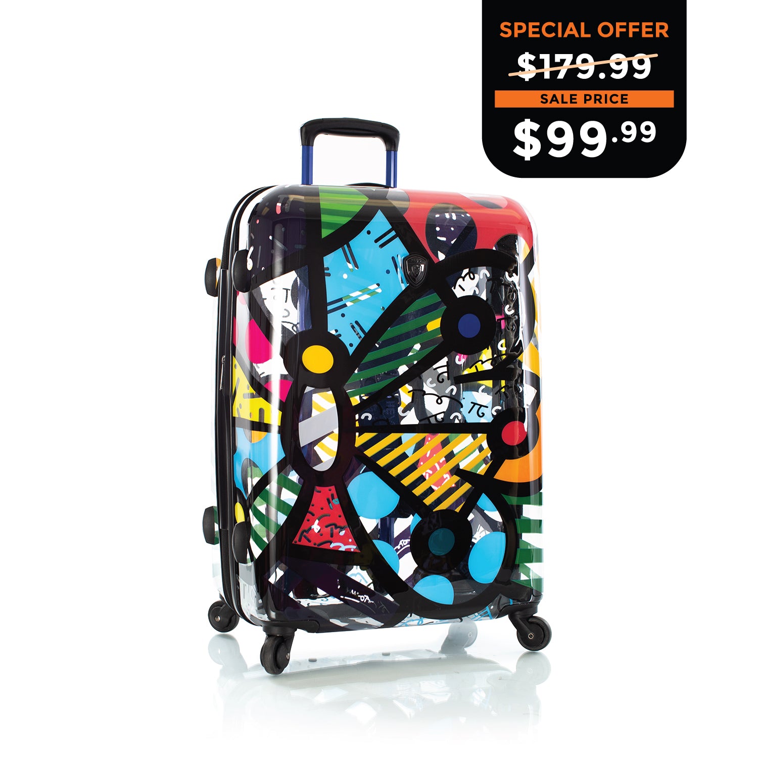 Britto - Butterfly Transparent 26 Inch - The Art of Modern Travel™