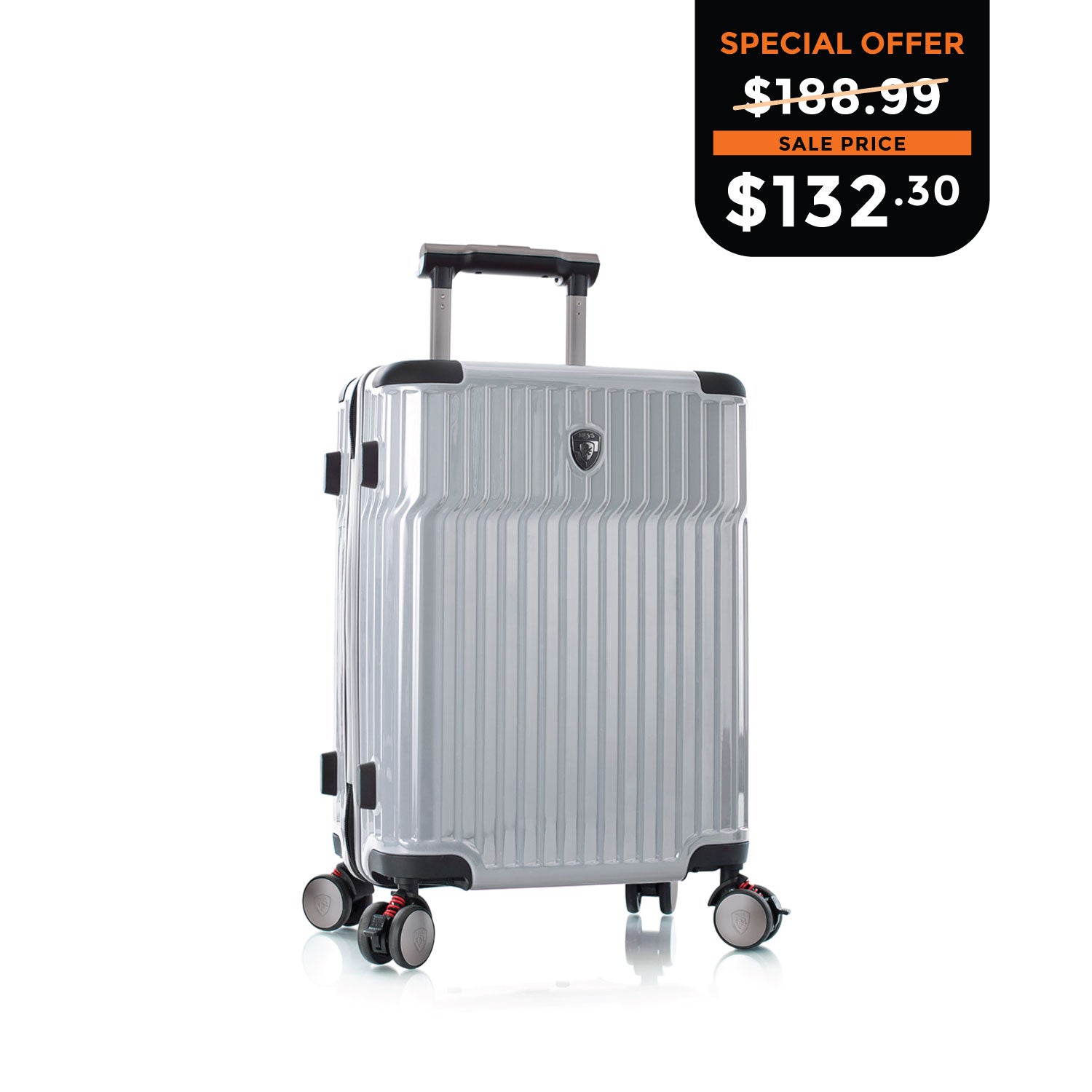 ☆ ht581020☆ 東京2020 ミライトワ銀製 専用ケース付き Heys Tekno 21 Inch Carry-on - Silver | Tech Traveler Luggage