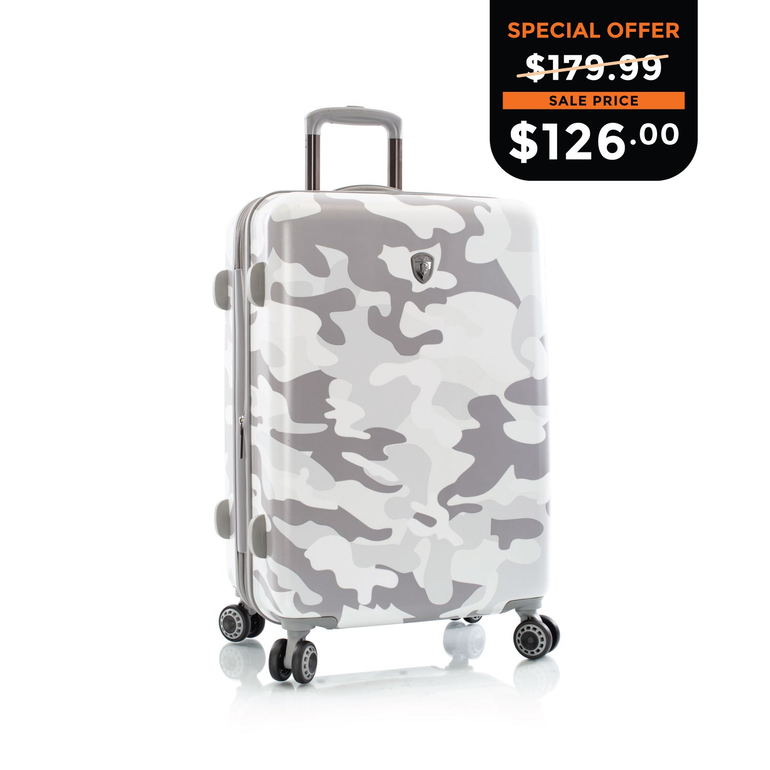 White Camo 26 Inch Fashion Spinner® Luggage