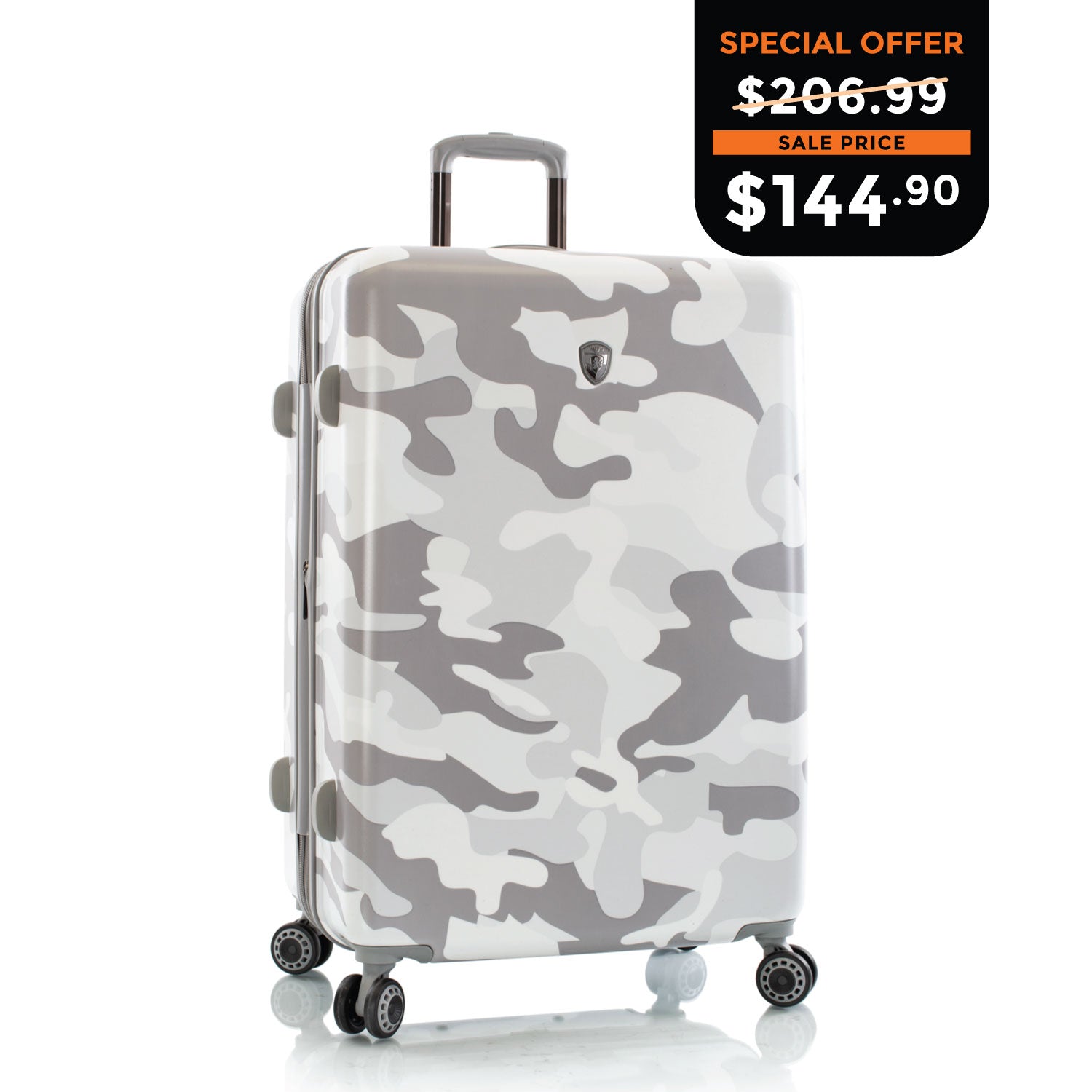 White Camo 30 Inch Fashion Spinner® Luggage