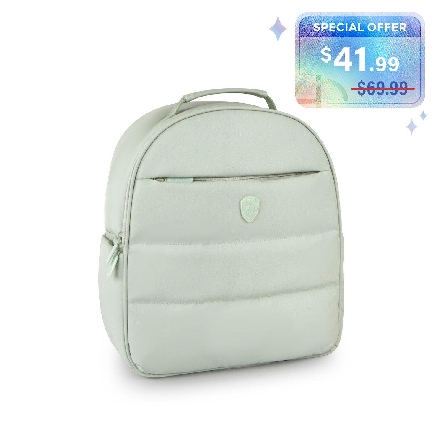 The Puffer Backpack - Sage Green
