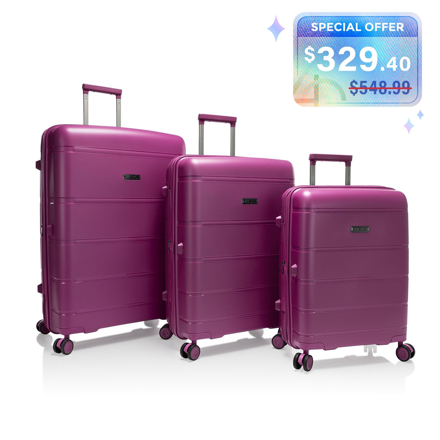 Fortis 3 Piece Luggage Set I Luggage Set