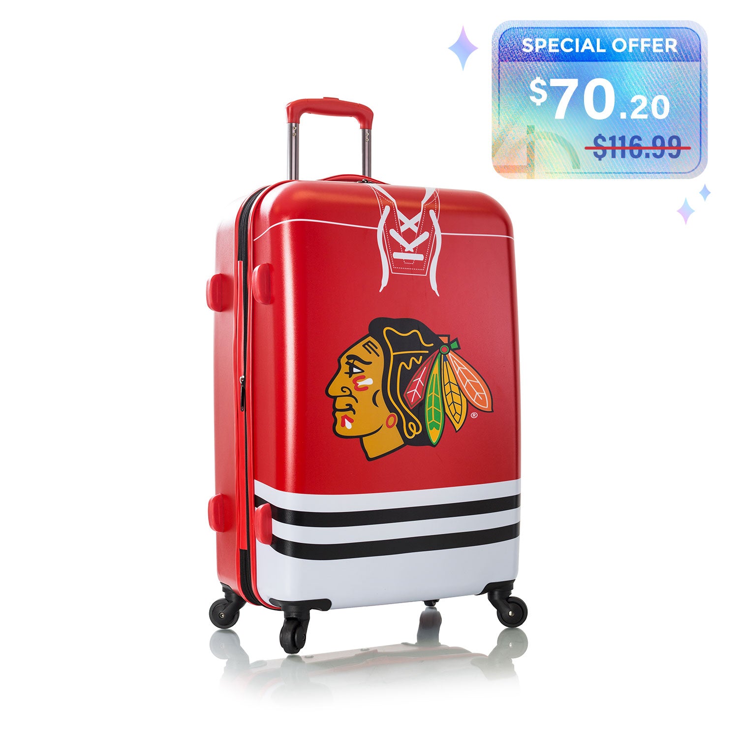 NHL 26 Inch Luggage - Chicago Blackhawks