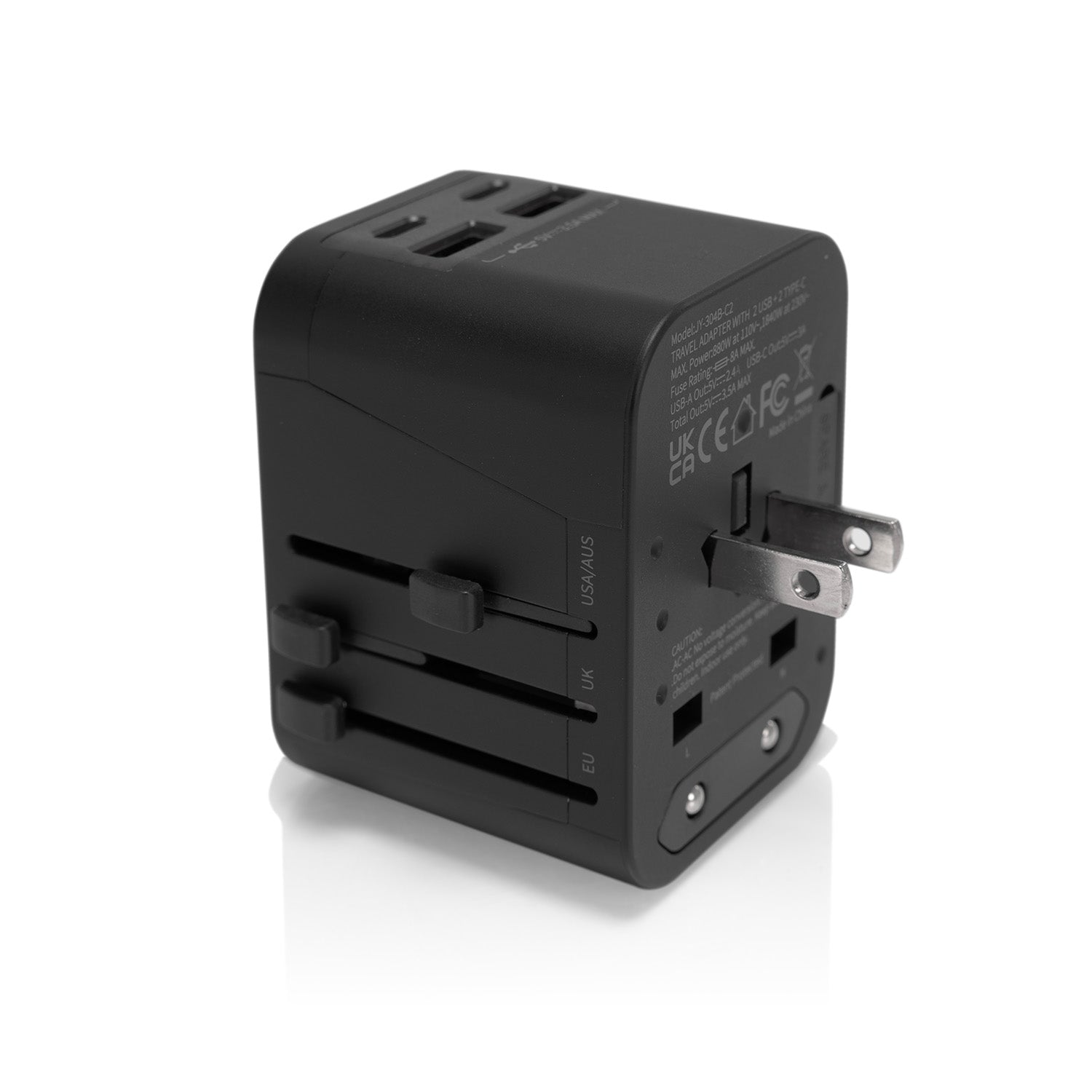All-in-One Super ELITE™ Travel Adapter - with USB