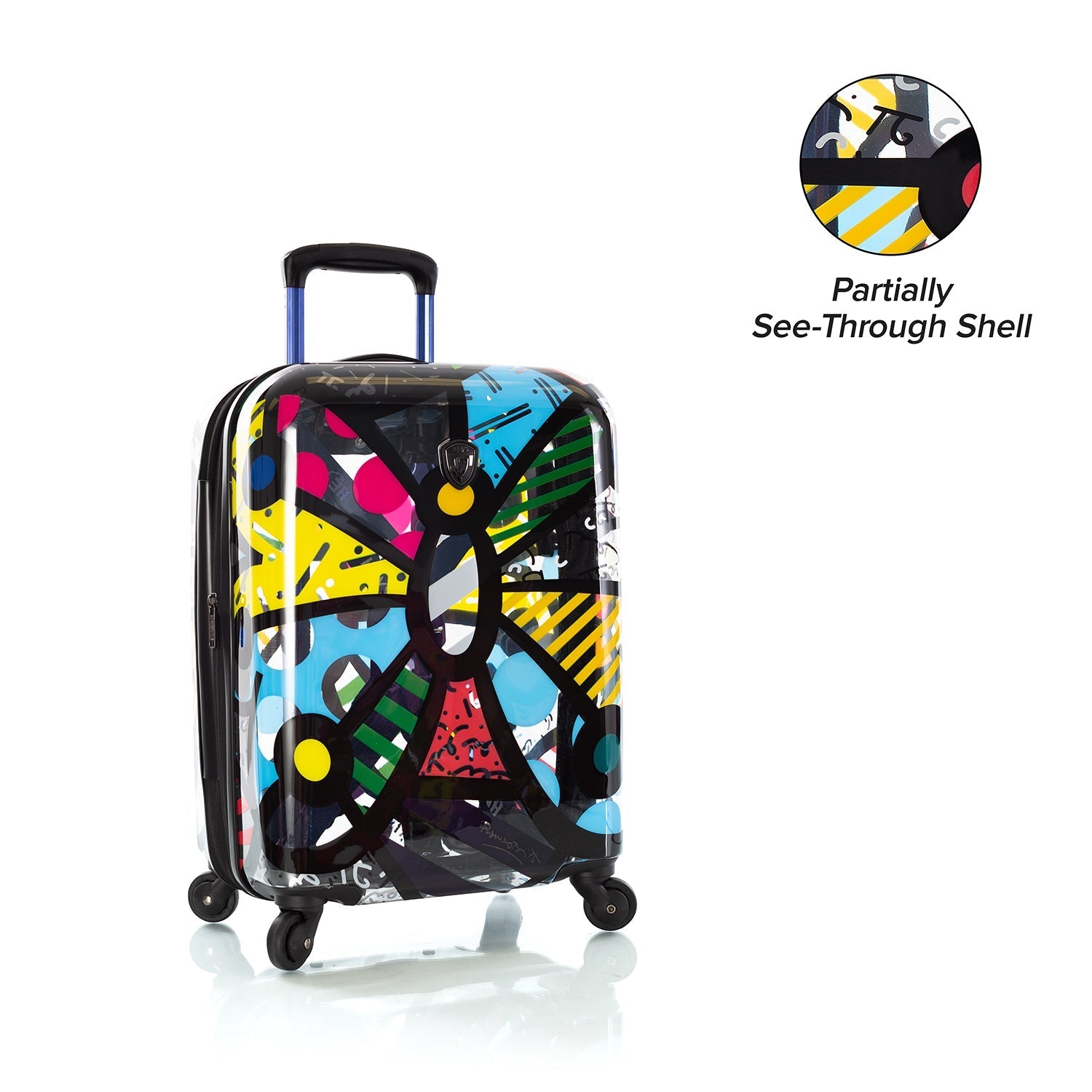 BLACK FRIDAY DOOR CRASHER 2024 - Britto - Butterfly Transparent 21" Carry-on