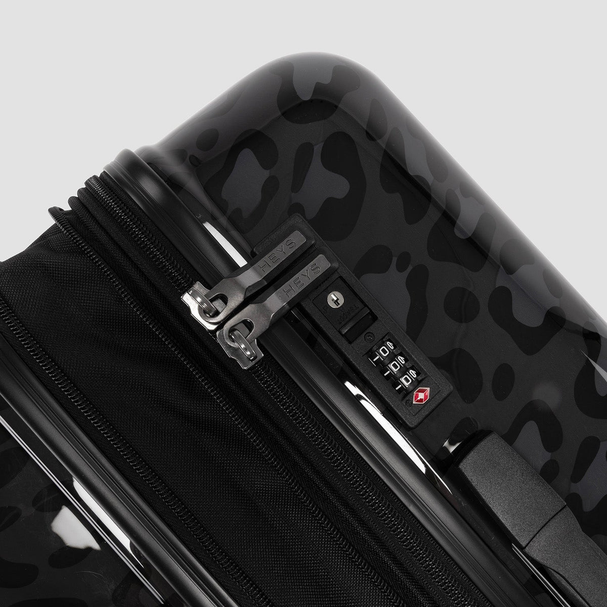 Elite Fashion Spinner® - Black Leopard 3 Piece Luggage Set