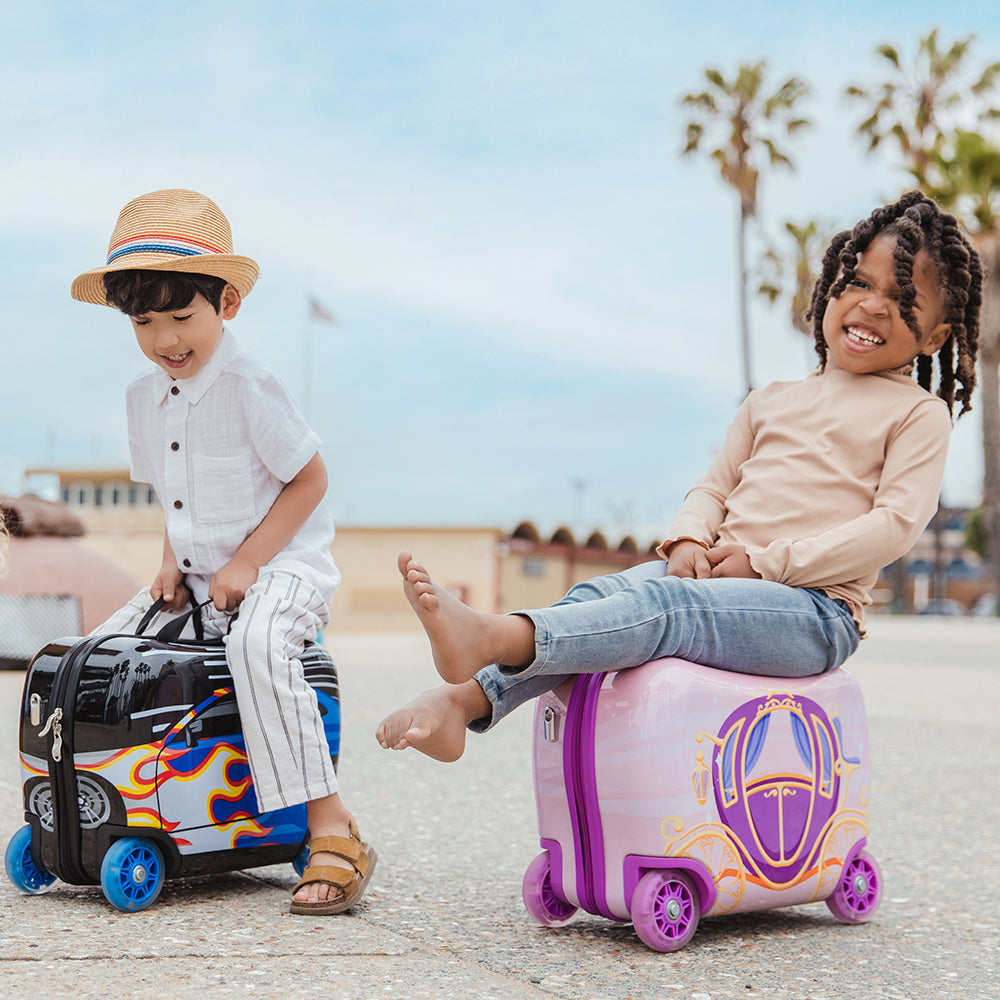 Light up wheels suitcase on sale