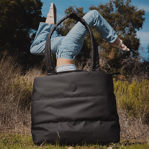The Puffer Tote Bag - Off White | Puffer Tote Bag | Fashion Tote