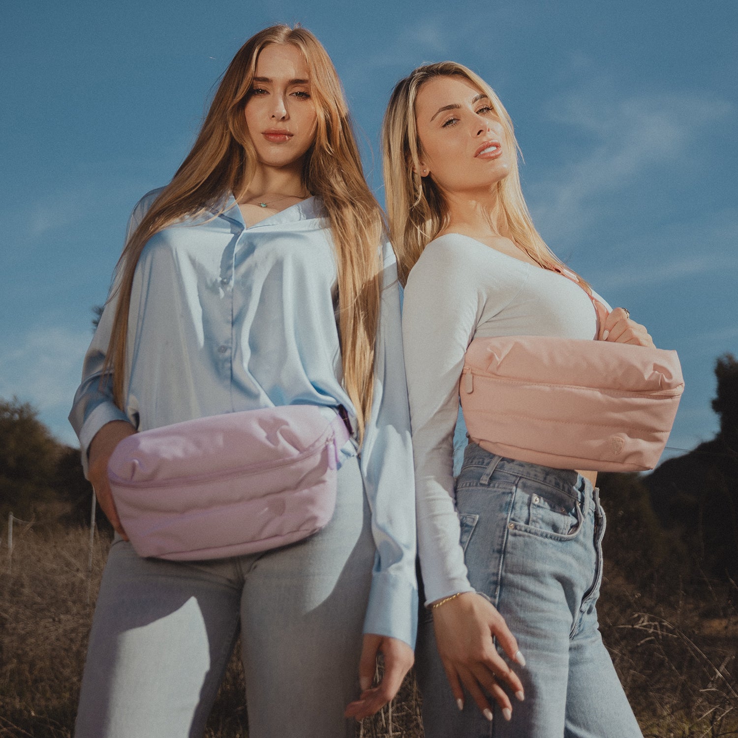 The Puffer Mini Waist Bag - Rose