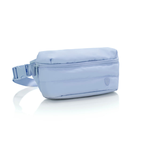 ★EMS★ PUFFER BARREL BAGSKY BLUE Puffer_Waist_Bag_Front_View_Li