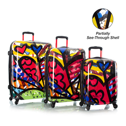 Britto - A New Day Transparent 3pc Set - The Art of Modern Travel™