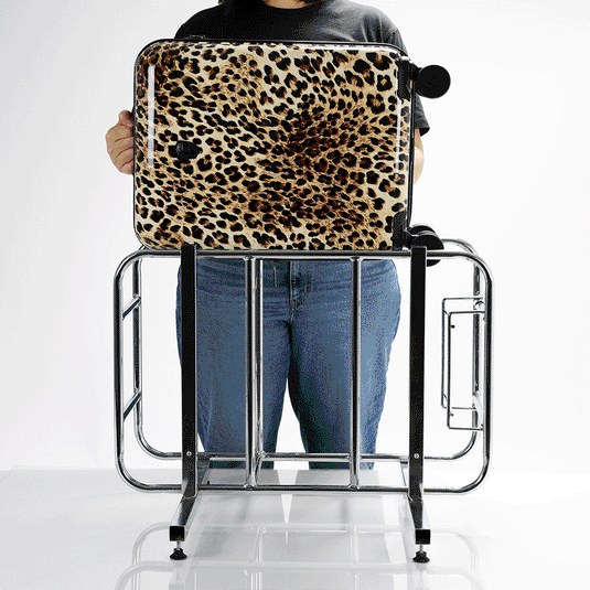 Brown Leopard Fashion Spinner™ 3 Piece Luggage Set