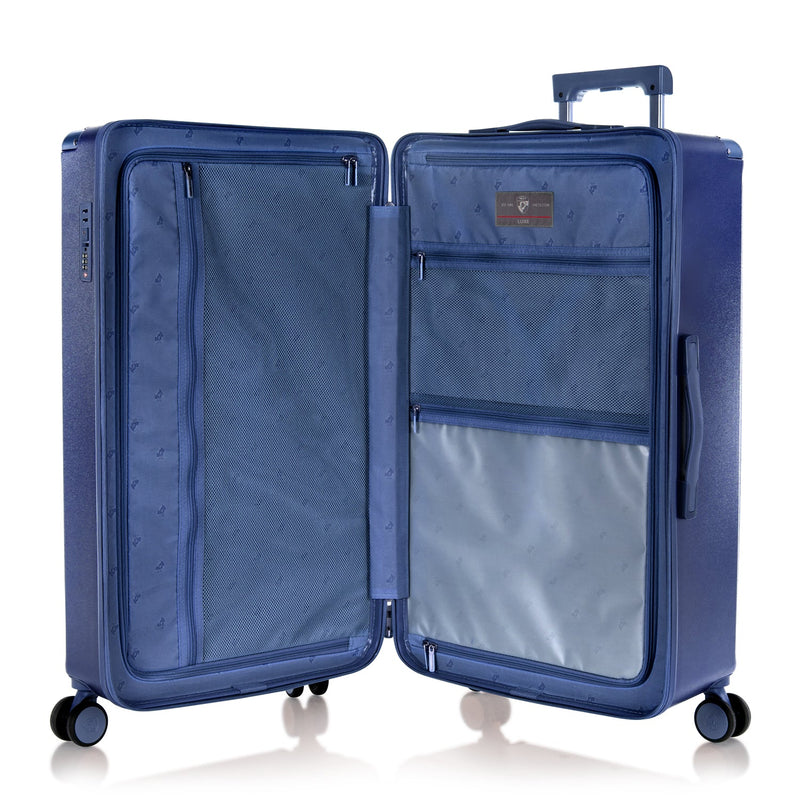 Luxe 2 Piece Luggage Set blue (Luxe Trunk and Beauty Case) 2pc set