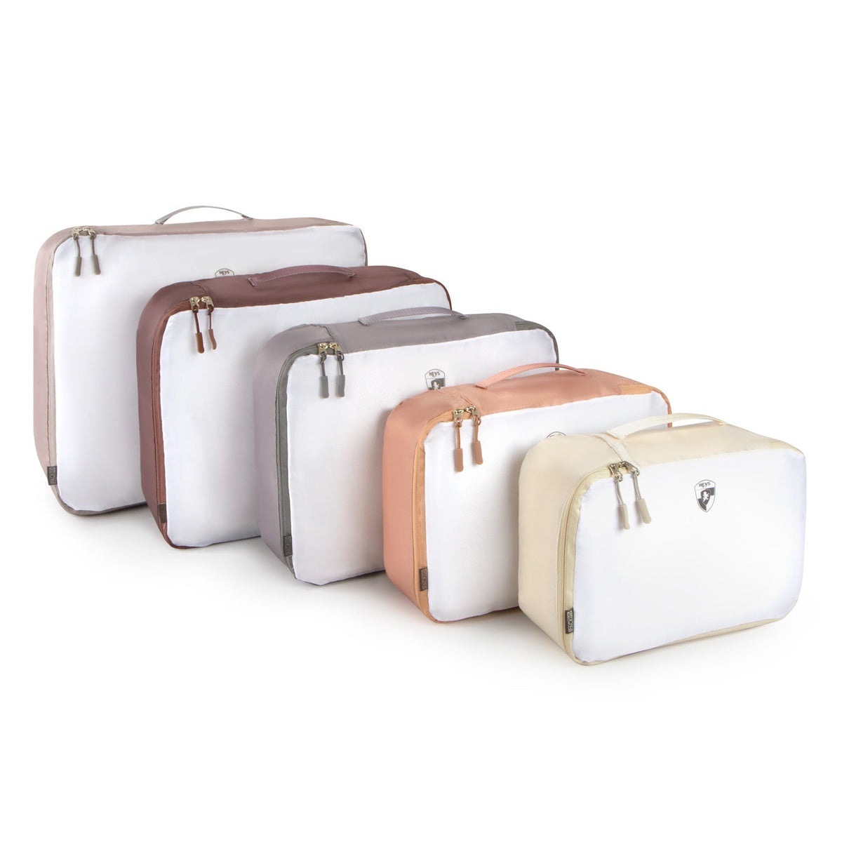 Pack ID 5 pc Packing Cube Set - Earth Tones | Organized Packing