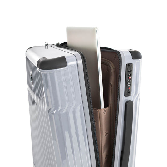 Tekno 21" Carry-on Luggage - Silver